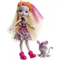 Papusa Enchantimals Zadie Zebra cu animalut Ref