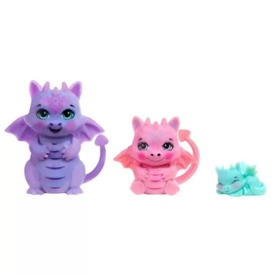 Set de joaca Enchantimals Royal - Familia dragonilor Set de joaca Enchantimals Royal - Familia dragonilor