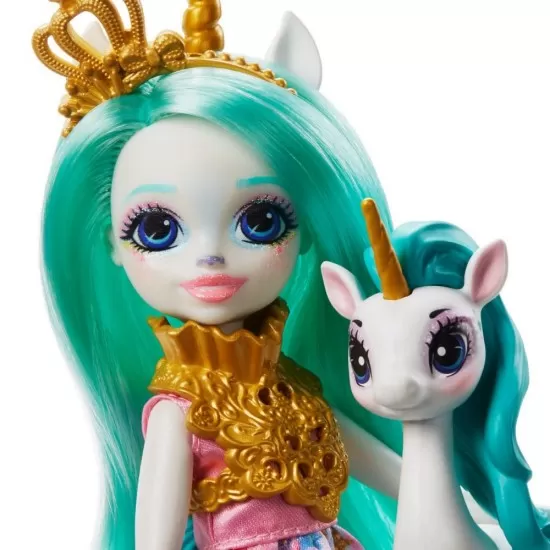 Papusa Enchantimals Royal Queen Unity si animalut Stepper Papusa Enchantimals Royal Queen Unity si animalut Stepper