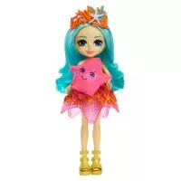 Set de joaca Enchantimals Royal papusa si animalut Staria Starfish si Beamy