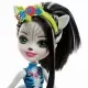 Set papusa cu animalut zebra Zelena Enchantimals