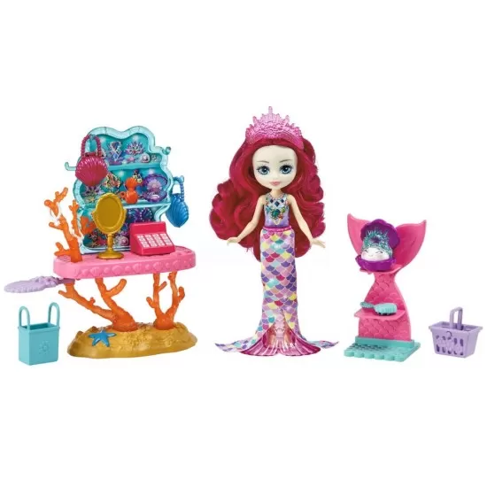 Set papusa Enchantimals cu mobilier Ocean Kingdom Set papusa Enchantimals cu mobilier Ocean Kingdom