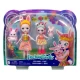 Set papusi surori Enchantimals si animalutele lor Bree Bunny & Twist si Bedelia Bunny & Tappy