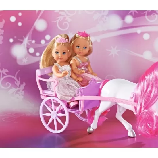 Set papusi Evi Love cu trasura Set papusi Evi Love cu trasura