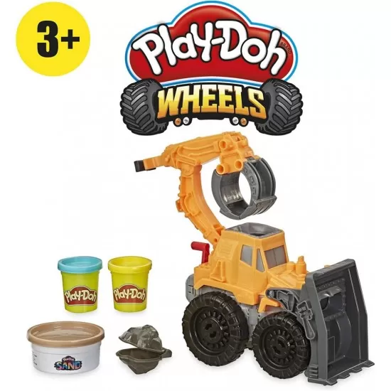 Set creativ Play-Doh - Excavator cu accesorii Set creativ Play-Doh - Excavator cu accesorii