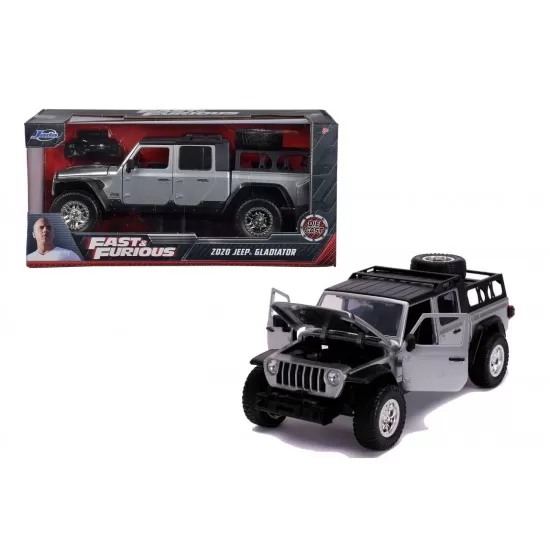 Masinuta metalica Jeep Gladiator Fast and Furious scara 1:24 Masinuta metalica Jeep Gladiator Fast and Furious scara 1:24