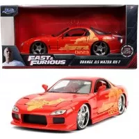 Masina metalica Fast and Furious Mazda JL5 RX-7 scara 1:24