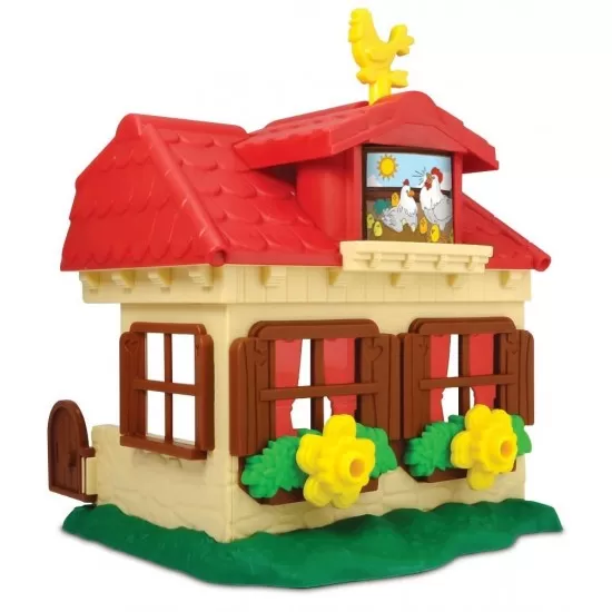 Set de joaca ferma cu tractor si remorca