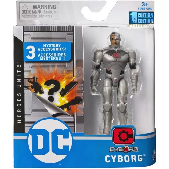 Figurina Cyborg 10 cm flexibila cu accesorii Figurina Cyborg 10 cm flexibila cu accesorii