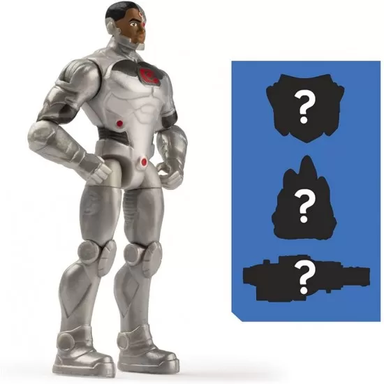 Figurina Cyborg 10 cm flexibila cu accesorii Figurina Cyborg 10 cm flexibila cu accesorii