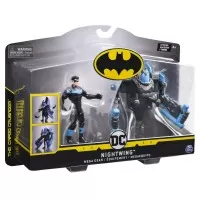 Figurina Nightwing 10 cm cu mega accesorii pentru lupta