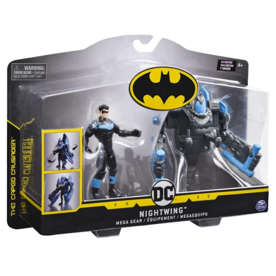 Figurina Nightwing 10 cm cu mega accesorii pentru lupta