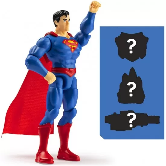 Figurina Superman 10 cm cu accesorii surpriza Figurina Superman 10 cm cu accesorii surpriza