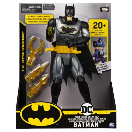 Figurina Batman 29 cm Deluxe cu accesorii si fraze in limba engleza Figurina Batman 29 cm Deluxe cu accesorii si fraze in limba engleza