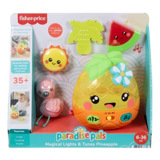 Jucarie ananas cu sunete si lumini Fisher-Price Jucarie ananas cu sunete si lumini Fisher-Price