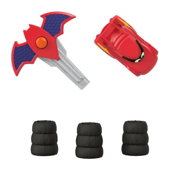 Masinuta rosie scara 1:55 Fisher-Price Batwheels Masinuta rosie scara 1:55 Fisher-Price Batwheels