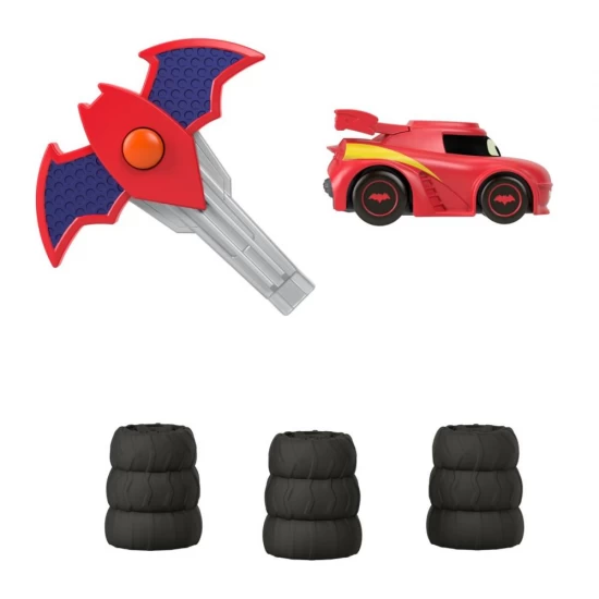 Masinuta rosie scara 1:55 Fisher-Price Batwheels Masinuta rosie scara 1:55 Fisher-Price Batwheels
