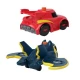 Set 2 masinute cu lumini Redbird si Batwing scara 1:55 Fisher-Price Batwheels 