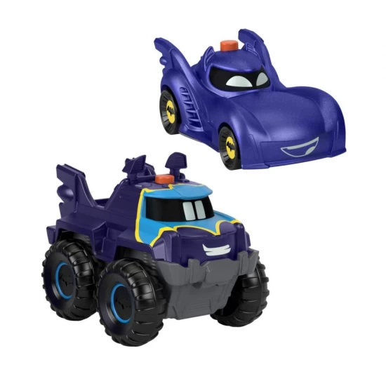 Set 2 masinute cu lumini scara 1:55 Fisher-Price Batwheels Set 2 masinute cu lumini scara 1:55 Fisher-Price Batwheels