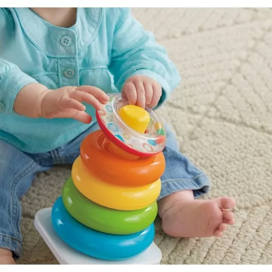 Jucarie bebelusi Fisher-Price - Construieste piramida Jucarie bebelusi Fisher-Price - Construieste piramida