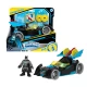 Vehicul cu figurina Batman cu costum gri Fisher Price Imaginext DC Super Friends Vehicul cu figurina Batman cu costum gri Fisher Price Imaginext DC Super Friends