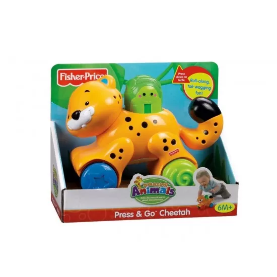 Jucarie bebe leopard Press and Go Fisher-Price Jucarie bebe leopard Press and Go Fisher-Price