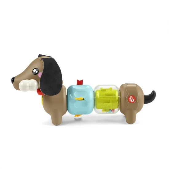 Jucarie pentru bebelusi catelus Click and Spin Fisher-Price Jucarie pentru bebelusi catelus Click and Spin Fisher-Price