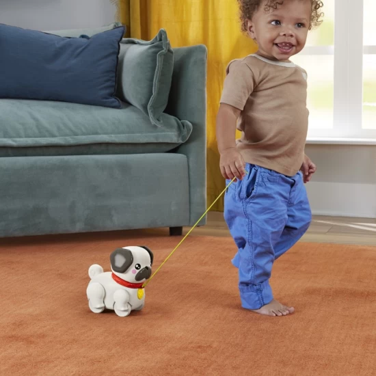 Jucarie de tras interactiva catel cu miscari si sunete Fisher-Price Jucarie de tras interactiva catel cu miscari si sunete Fisher-Price