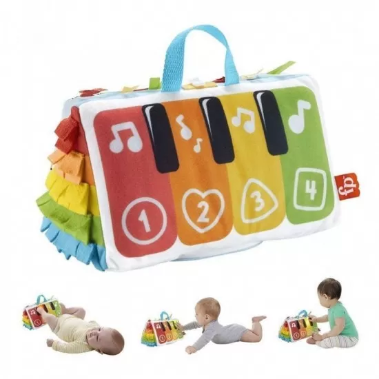 Jucarie bebelusi pian moale Fisher-Price Kick & Play Jucarie bebelusi pian moale Fisher-Price Kick & Play