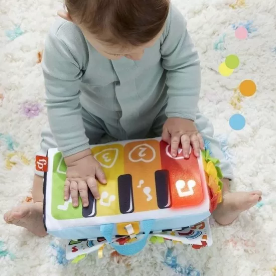 Jucarie bebelusi pian moale Fisher-Price Kick & Play Jucarie bebelusi pian moale Fisher-Price Kick & Play
