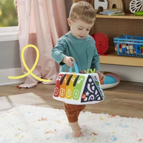 Jucarie bebelusi pian moale Fisher-Price Kick & Play Jucarie bebelusi pian moale Fisher-Price Kick & Play