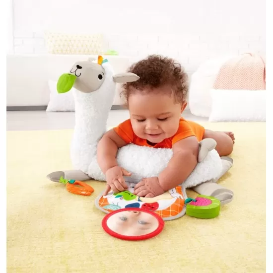 Covoras de joaca Fisher-Price lama cu activitati Covoras de joaca Fisher-Price lama cu activitati