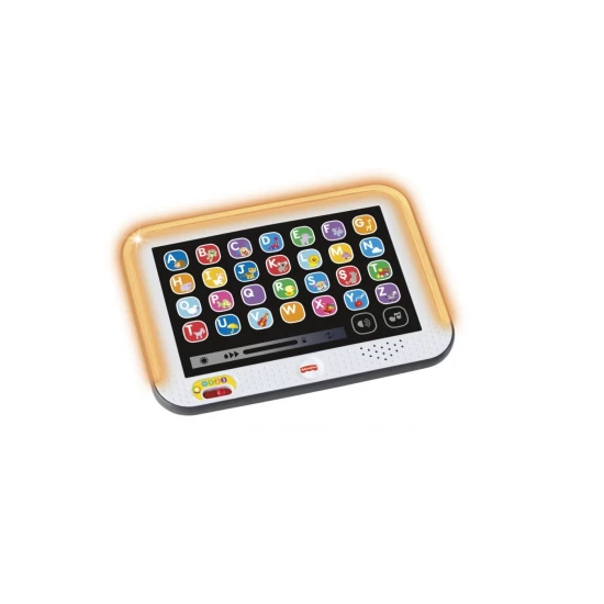Tableta Smart cu 3 niveluri de dezvoltare limba romana Fisher Price Laugh and Learn Tableta Smart cu 3 niveluri de dezvoltare limba romana Fisher Price Laugh and Learn