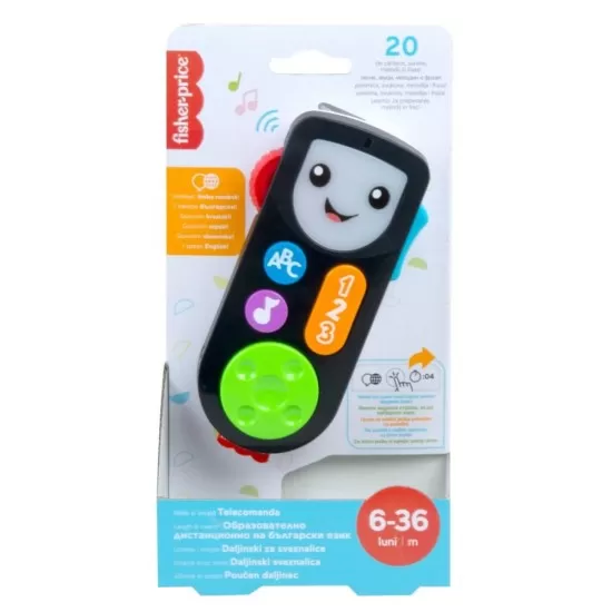 Telecomanda interactiva in limba romana Laugh&Learn Fisher-Price Telecomanda interactiva in limba romana Laugh&Learn Fisher-Price