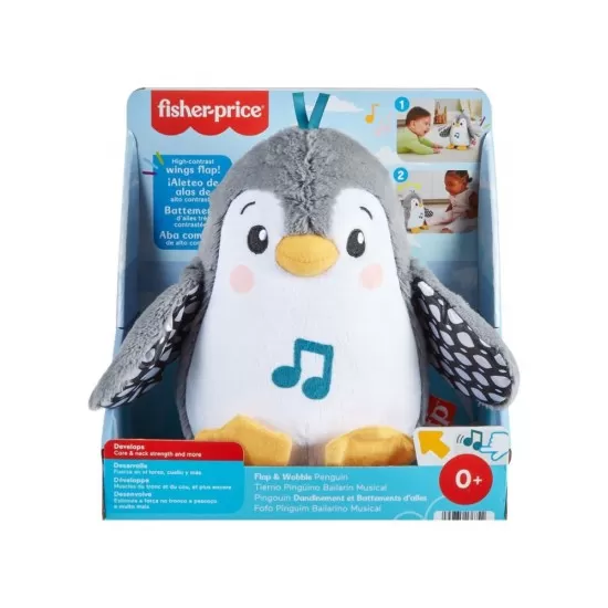 Jucarie interactiva Fisher-Price pinguin muzical Jucarie interactiva Fisher-Price pinguin muzical