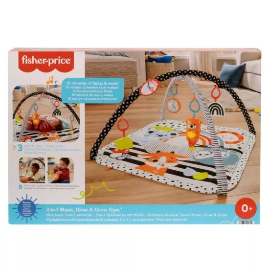 Saltea muzicala 3 in 1 cu centru de activitati Fisher-Price Saltea muzicala 3 in 1 cu centru de activitati Fisher-Price