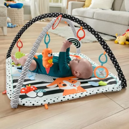 Saltea muzicala 3 in 1 cu centru de activitati Fisher-Price Saltea muzicala 3 in 1 cu centru de activitati Fisher-Price