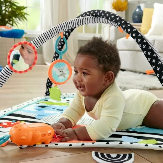 Saltea muzicala 3 in 1 cu centru de activitati Fisher-Price Saltea muzicala 3 in 1 cu centru de activitati Fisher-Price