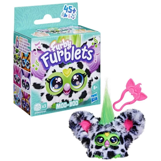Jucarie interactiva Mini Furby Furblets Moo-Boo Jucarie interactiva Mini Furby Furblets Moo-Boo