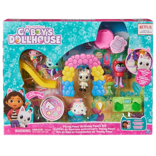 Set figurine Gabbys Dollhouse - Ziua de nastere a lui Pandy Paws Set figurine Gabbys Dollhouse - Ziua de nastere a lui Pandy Paws