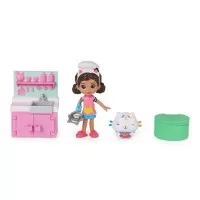 Set papusa 9.7 cm cu pisicuta Gabbys Dollhouse - Bucataria lui Gabby