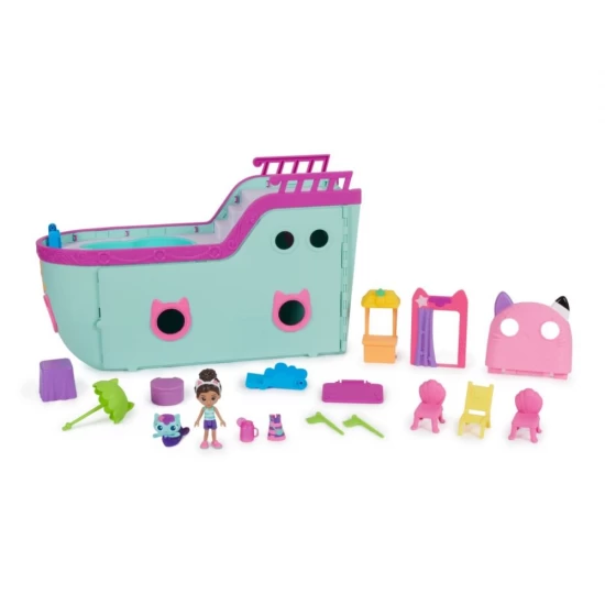 Set de joaca Gabbys Dollhouse - Vaporul cu prieteni Set de joaca Gabbys Dollhouse - Vaporul cu prieteni