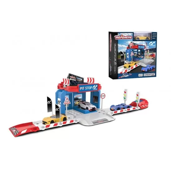Garaj Majorette Gran Turismo cu masinuta Garaj Majorette Gran Turismo cu masinuta
