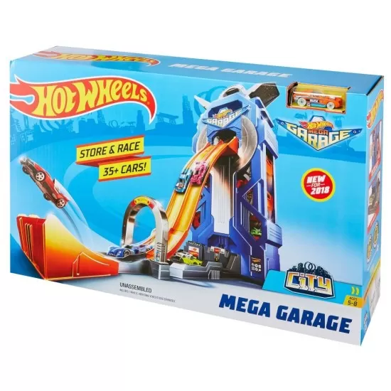 Garaj Hot Wheels cu pista de lansare Garaj Hot Wheels cu pista de lansare