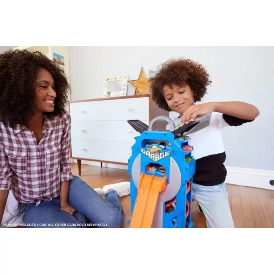 Garaj Hot Wheels cu pista de lansare Garaj Hot Wheels cu pista de lansare
