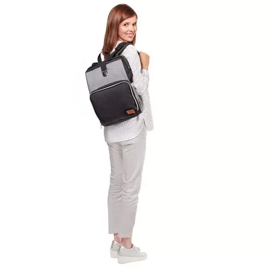 Geanta multifunctionala mamici Kinderkraft Molly Black Geanta multifunctionala mamici Kinderkraft Molly Black