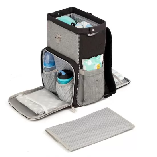 Geanta multifunctionala mamici Kinderkraft Molly Black Geanta multifunctionala mamici Kinderkraft Molly Black