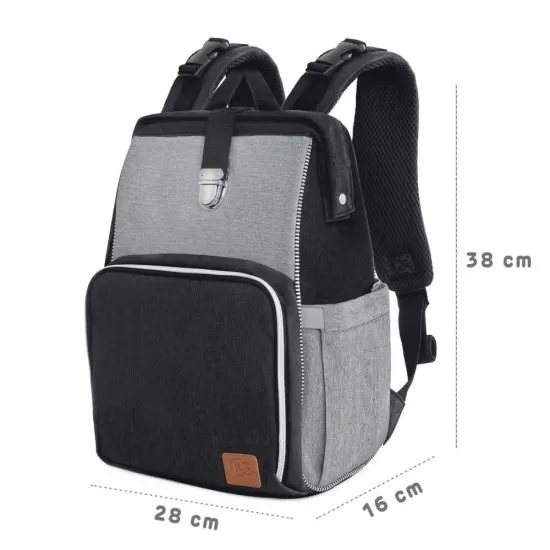 Geanta multifunctionala mamici Kinderkraft Molly Black Geanta multifunctionala mamici Kinderkraft Molly Black