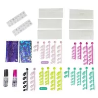 Set de manichiura cu sclipici Go Glam Cool Maker 