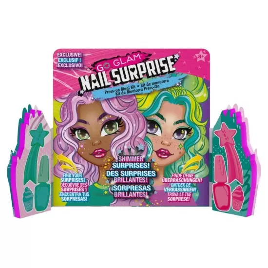 Set de manichiura cu sclipici Go Glam Cool Maker Set de manichiura cu sclipici Go Glam Cool Maker